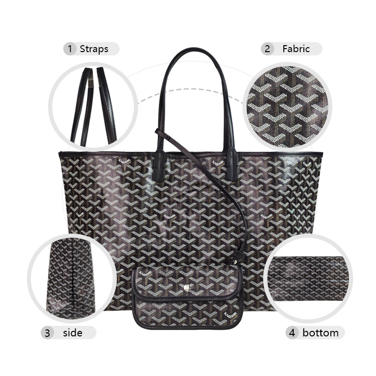 03-S V GY tote bag without zipper-Clearance