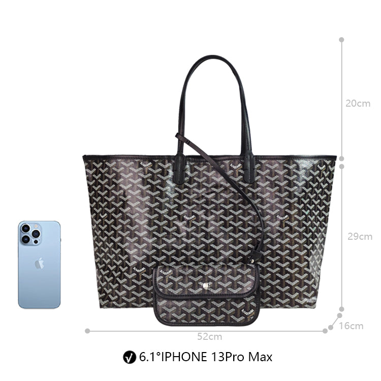 03-S V GY tote bag without zipper-Clearance